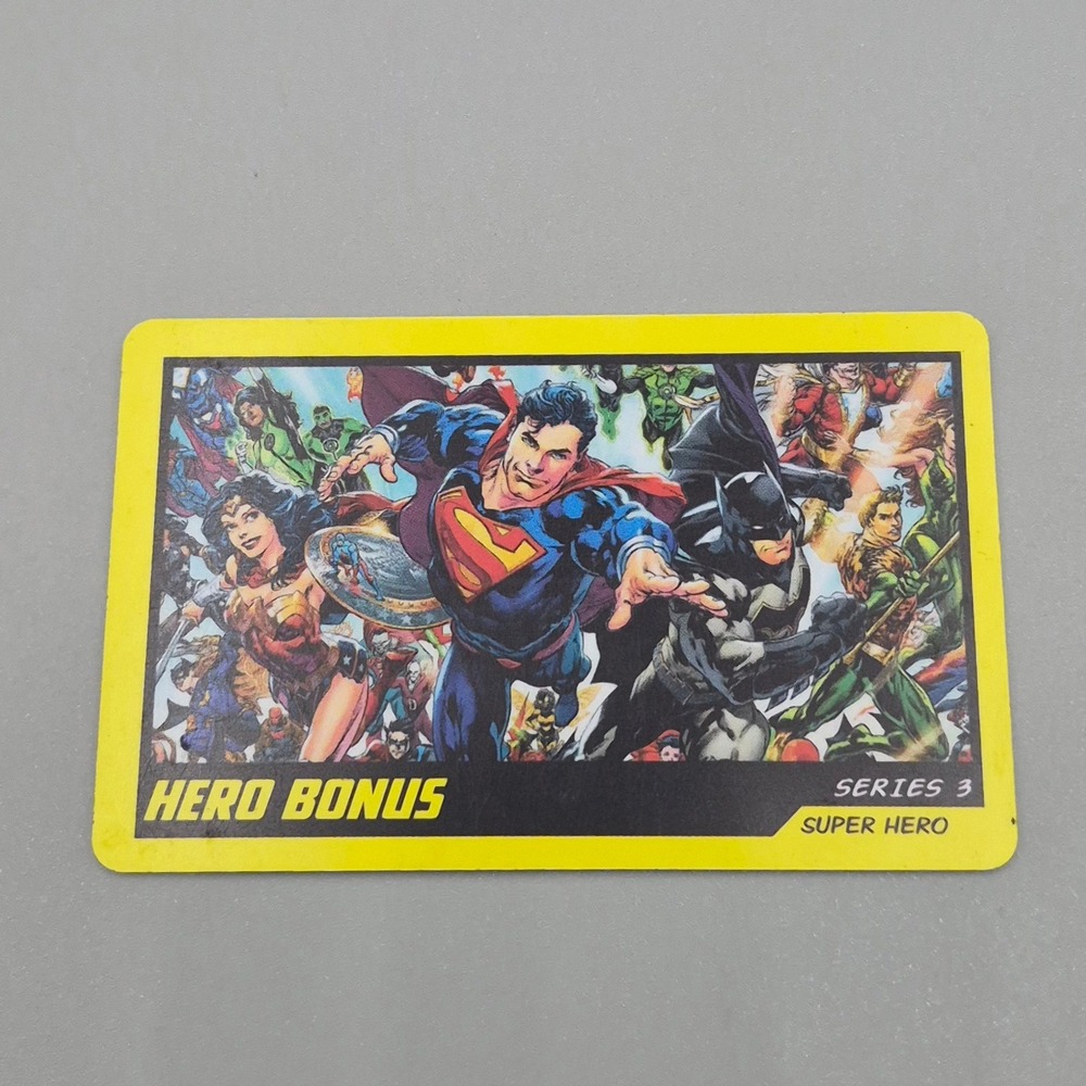 DC Comics Justice League Hero Bonus Series 3 Card 008 Superman Batman 2020